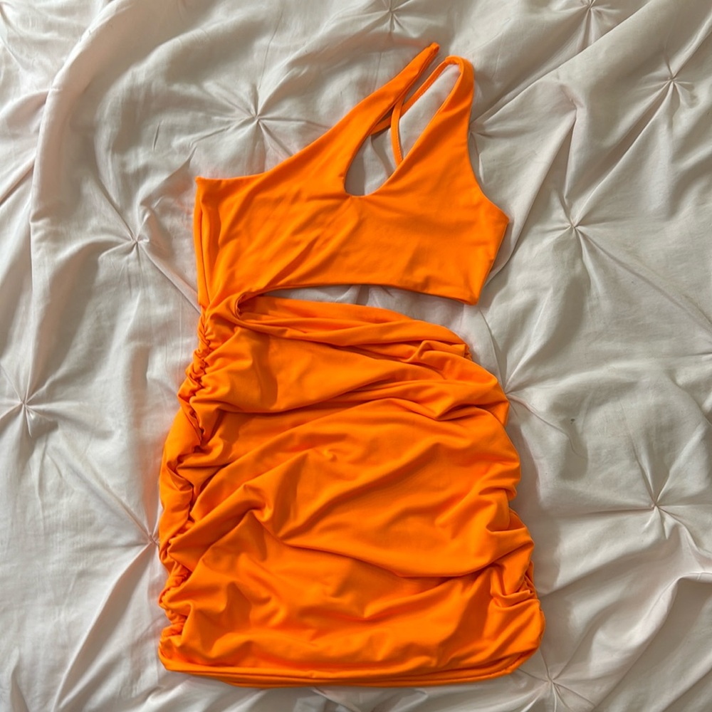 Orange dress